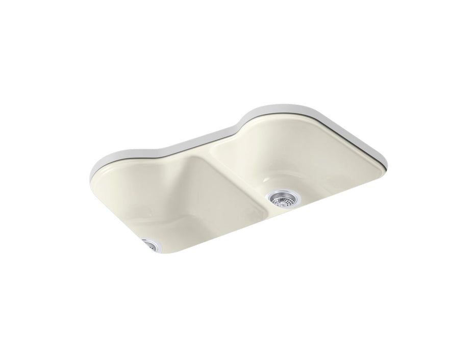 KOHLER Hartland 33" undermount double-bowl kitchen sink