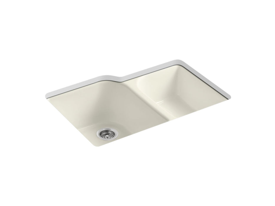 KOHLER K-5931-4U Executive Chef 33" undermount double-bowl kitchen sink