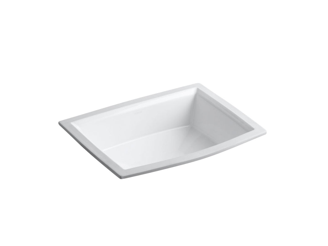 KOHLER K-2355 Archer 20" rectangular undermount bathroom sink