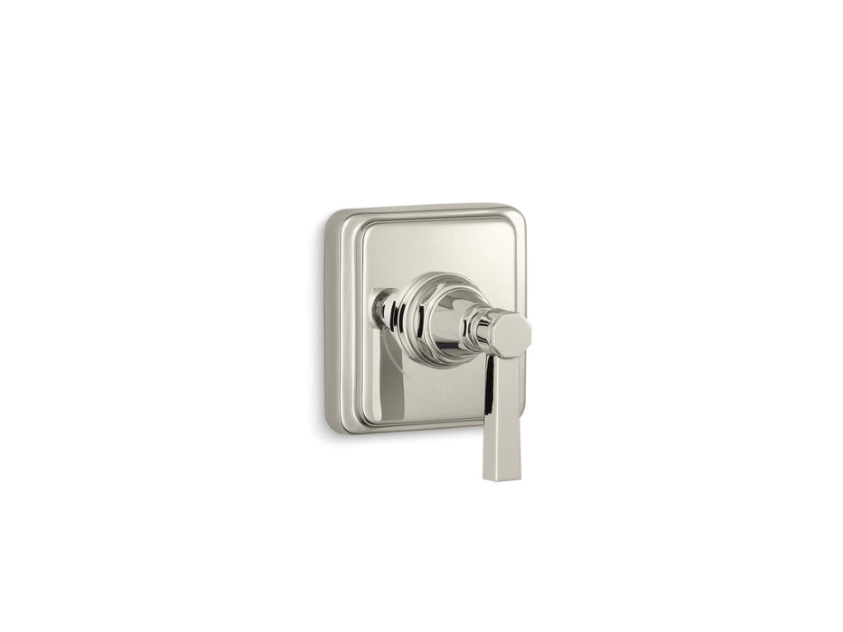 KOHLER K-T13174-4A Pinstripe Pure MasterShower volume control valve trim with lever handle
