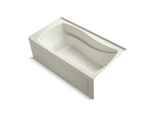 Load image into Gallery viewer, KOHLER K-1229-RAW Mariposa 66&amp;quot; x 36&amp;quot; alcove bath with Bask heated surface, right drain
