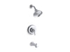 KOHLER K-TS10582-4 Bancroft Rite-Temp bath and shower trim kit, 2.5 gpm, slip-fit spout