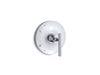 KOHLER Purist Rite-Temp valve trim with lever handle