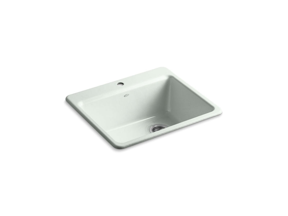 KOHLER K-5872-1A1 Riverby 25" top-mount single-bowl kitchen sink