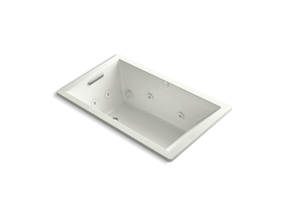 KOHLER K-1849-JH Underscore 60" x 36" drop-in heated whirlpool bath