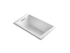 KOHLER K-1849-GH Underscore 60" x 36" drop-in Heated BubbleMassage air bath