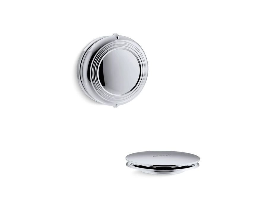 KOHLER K-T37393 PureFlo Traditional rotary-turn bath drain trim