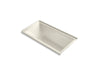 KOHLER Underscore 60" x 30" alcove Heated BubbleMassage air bath with Bask, right drain