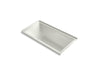 KOHLER Underscore 60" x 30" alcove Heated BubbleMassage air bath with Bask, right drain
