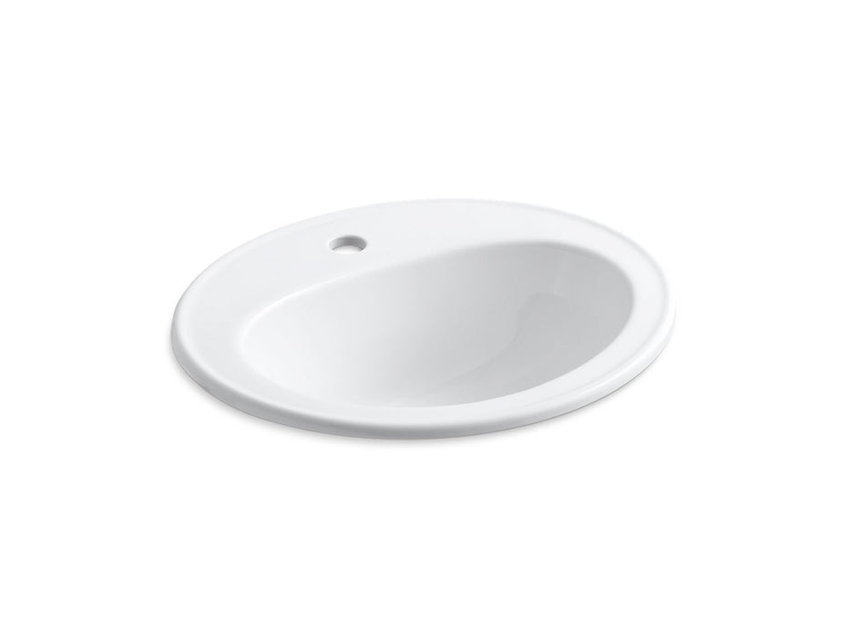 KOHLER Pennington 20-1/4" oval drop-in bathroom sink