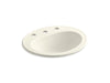 KOHLER Pennington 20-1/4" oval drop-in bathroom sink