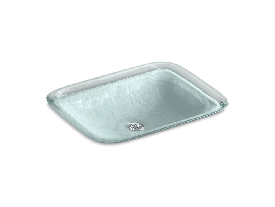 KOHLER K-2773-G2 Inia 20-3/4" rectangular drop-in bathroom sink, no overflow
