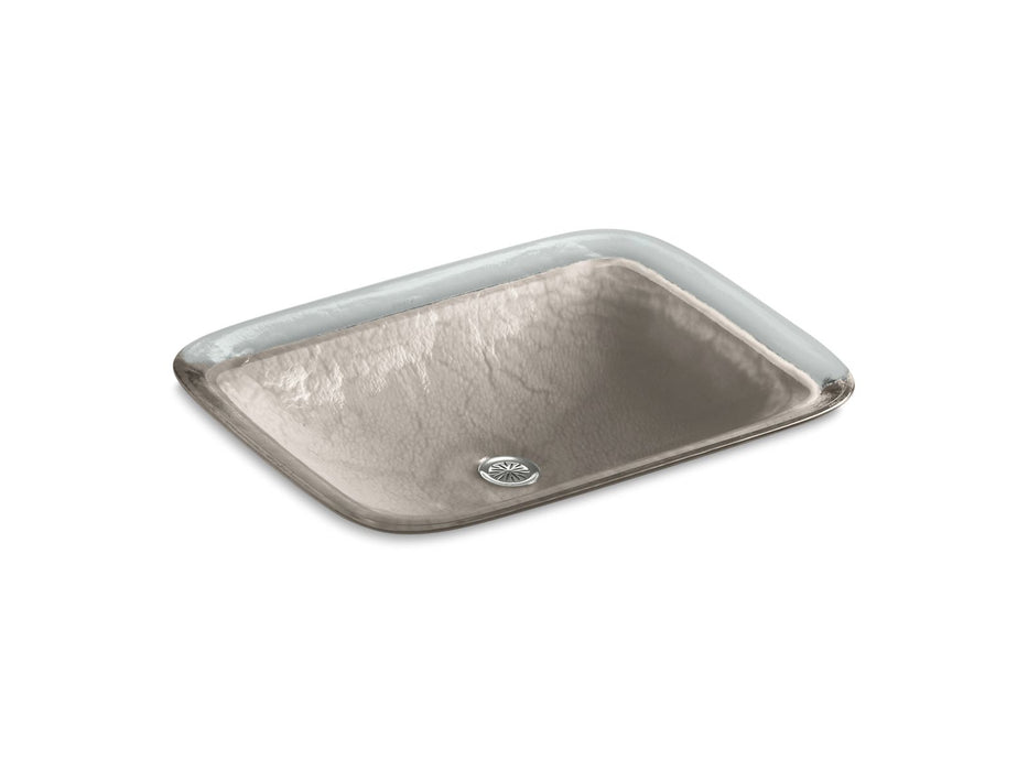 KOHLER K-2773-G3 Inia 20-3/4" rectangular drop-in bathroom sink, no overflow