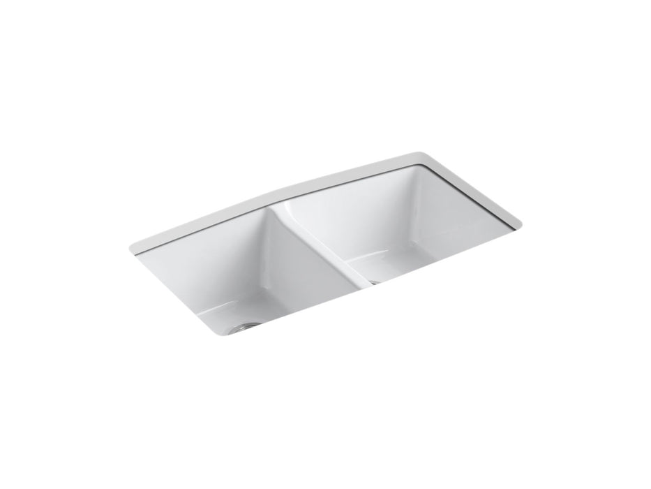 KOHLER K-5846-5U Brookfield 33" undermount double-bowl kitchen sink