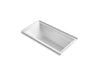 KOHLER Underscore 60" x 30" alcove bath with Bask heated surface, right drain