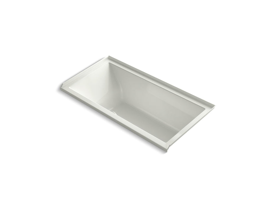 KOHLER Underscore 60" x 30" alcove bath with Bask heated surface, right drain