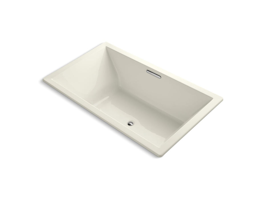 KOHLER K-1137-W1 Underscore 72" x 42" drop-in bath with Bask heated surface