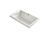 KOHLER K-1848-W1 Underscore 60" x 36" drop-in bath with Bask heated surface