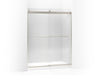 KOHLER K-706015-L Levity 74" H sliding shower door with 1/4"-thick glass