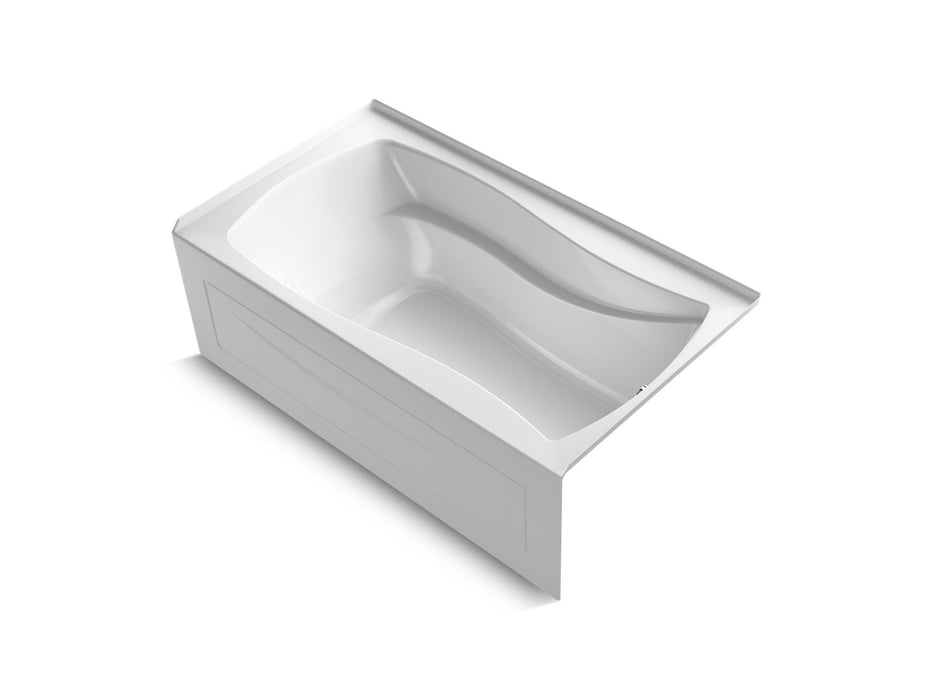 KOHLER Mariposa 66" x 36" alcove Heated BubbleMassage air bath, right drain
