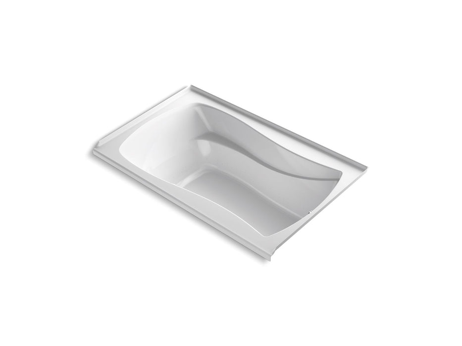 KOHLER K-1239-GHRW Mariposa 60" x 36" alcove Heated BubbleMassage air bath with Bask heated surface, right drain