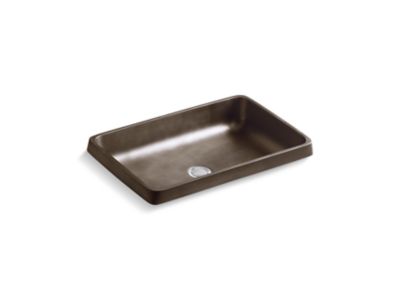 Kallista P72062-00 Trinidad Rectangular White Bronze Vessel