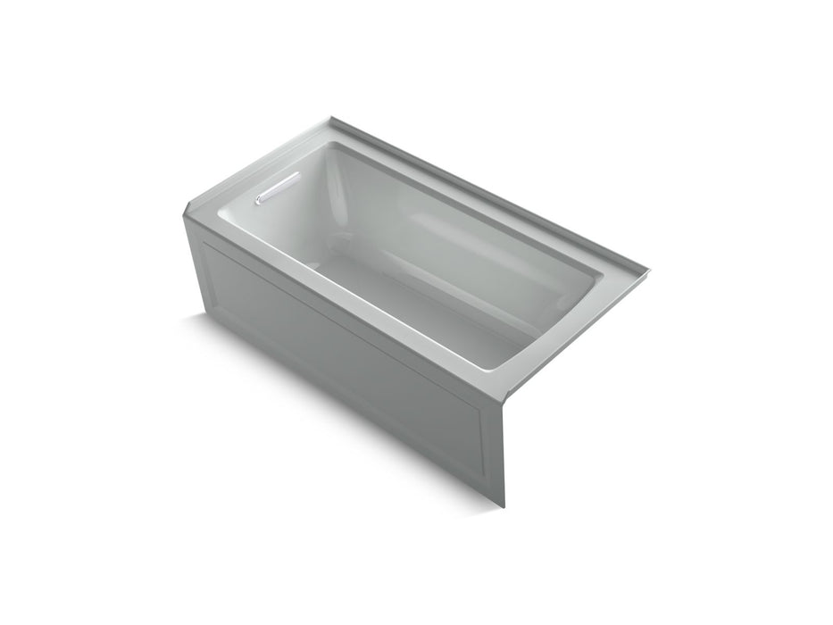 KOHLER K-1946-LAW Archer 60" x 30" alcove bath with Bask heated surface, alcove left drain