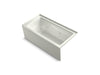 KOHLER Archer 60" x 30" alcove heated whirlpool bath, right drain