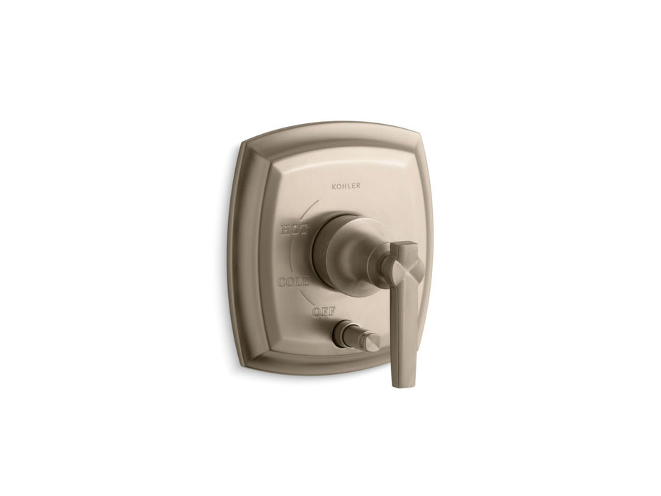 KOHLER K-T98759-4 Margaux Rite-Temp valve trim with push-button diverter