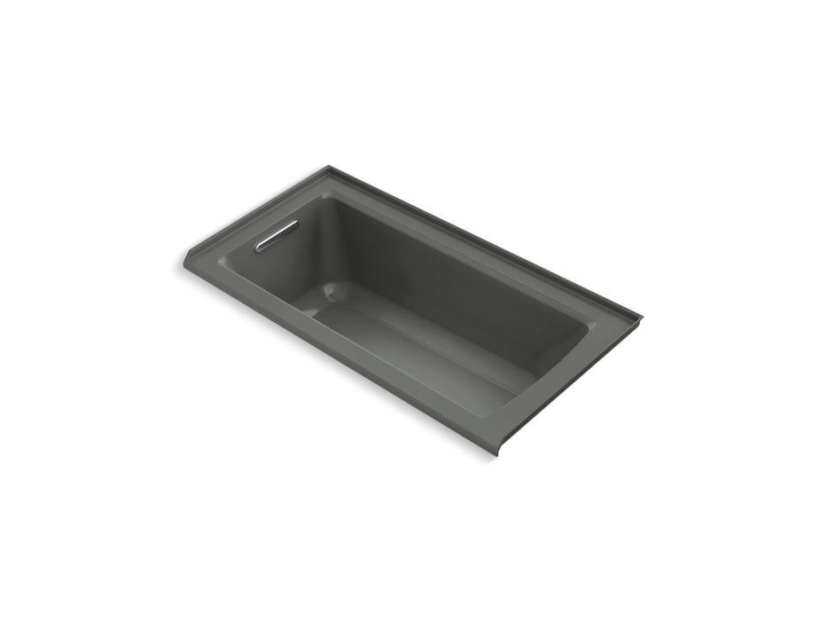 KOHLER K-1946-LW Archer 60" x 30" alcove bath with Bask heated surface, left drain