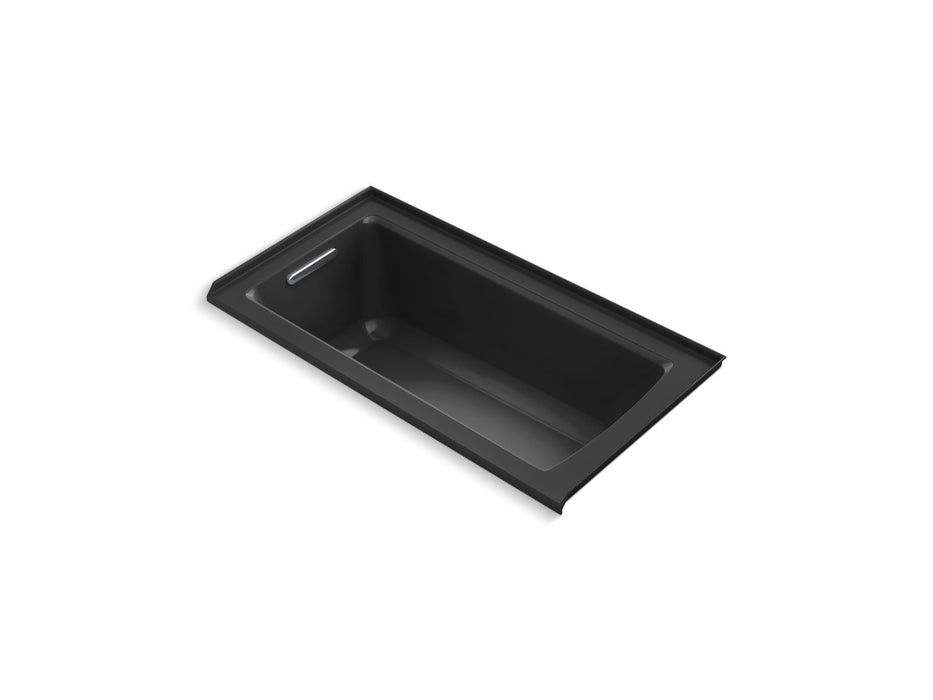 KOHLER K-1946-LW Archer 60" x 30" alcove bath with Bask heated surface, left drain