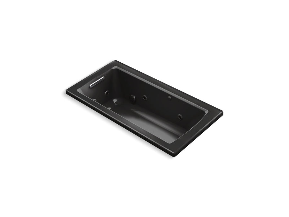 KOHLER Archer 60" x 30" drop-in whirlpool bath