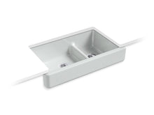 Load image into Gallery viewer, KOHLER K-6426 Whitehaven Smart Divide 35-1/2&amp;quot; undermount double-bowl farmhouse kitchen sink with short apron
