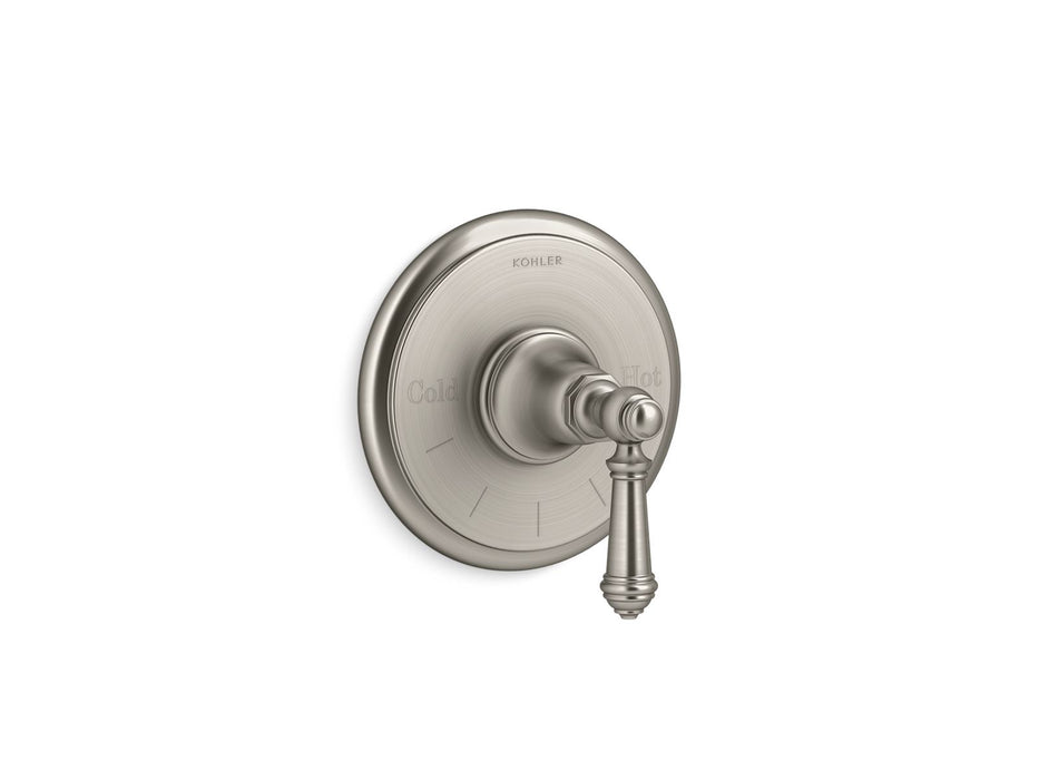 KOHLER K-T72769-4 Artifacts MasterShower temperature control valve trim with lever handle