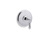 KOHLER K-T72769-4 Artifacts MasterShower temperature control valve trim with lever handle