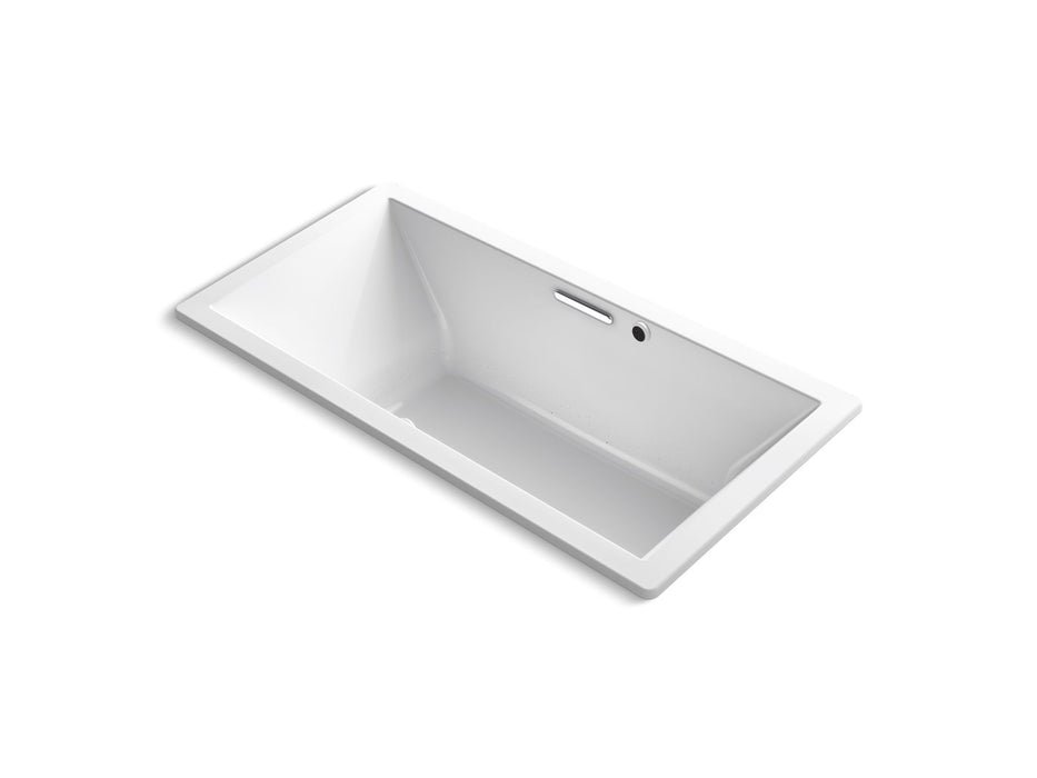 KOHLER Underscore 72" x 36" drop-in Heated BubbleMassage air bath with Bask heated surface