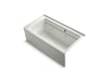 KOHLER Archer 60" x 32" alcove whirlpool bath with Bask heated surface, right drain