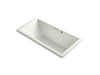 KOHLER Underscore 72" x 36" drop-in Heated BubbleMassage air bath with Bask heated surface