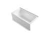 KOHLER Archer 60" x 30" alcove Heated BubbleMassage air bath, right drain