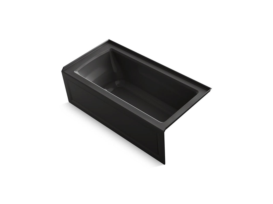 KOHLER Archer 60" x 30" alcove Heated BubbleMassage air bath, right drain