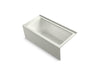 KOHLER Archer 60" x 30" alcove Heated BubbleMassage air bath, right drain