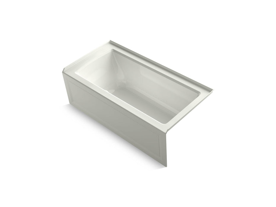 KOHLER Archer 60" x 30" alcove Heated BubbleMassage air bath, right drain