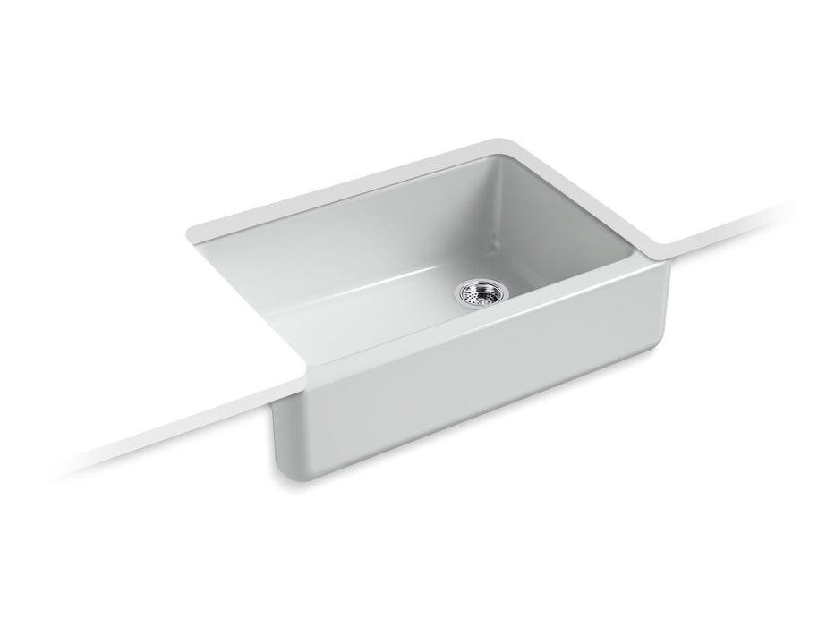 KOHLER K-5827 Whitehaven 32-3/4" undermount single-bowl farmhouse kitchen sink