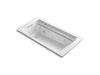 KOHLER Archer 72" x 36" drop-in Heated BubbleMassage air bath and whirlpool