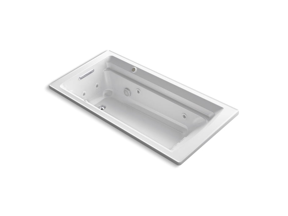 KOHLER Archer 72" x 36" drop-in Heated BubbleMassage air bath and whirlpool