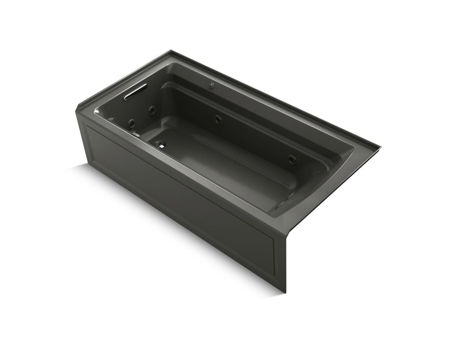 KOHLER Archer 72" x 36" alcove Heated BubbleMassage air bath and whirlpool, left drain