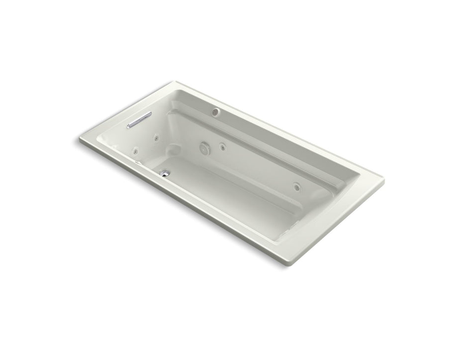 KOHLER Archer 72" x 36" drop-in Heated BubbleMassage air bath and whirlpool