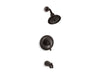 KOHLER K-TS395-4 Devonshire Rite-Temp bath and shower trim kit, 2.5 gpm, NPT spout