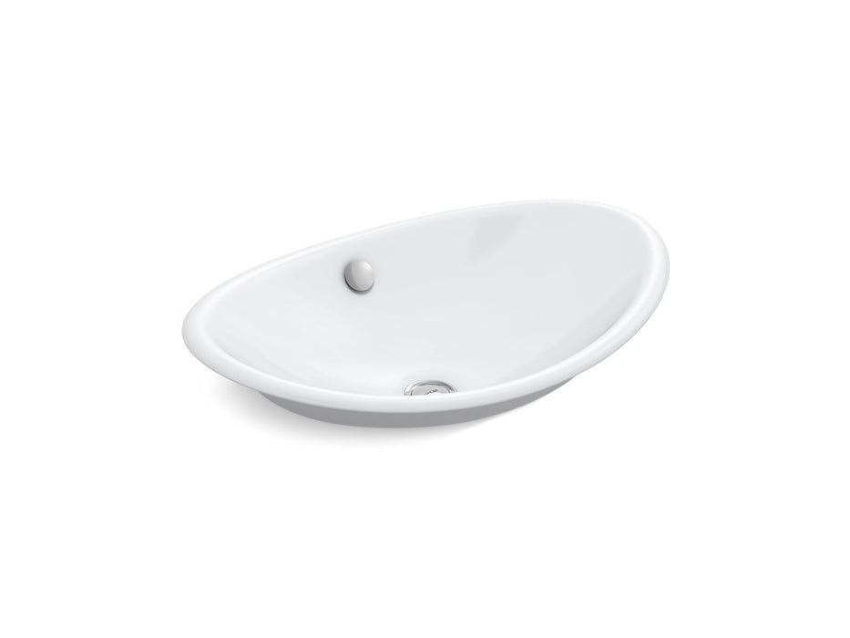 KOHLER Iron Plains 20-3/4" oval vessel bathroom sink