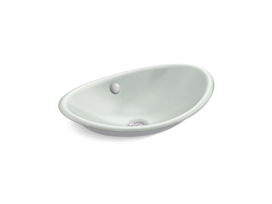 KOHLER Iron Plains 20-3/4" oval vessel bathroom sink